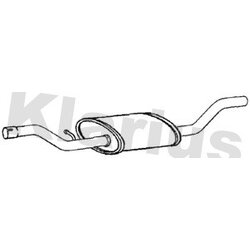 Centre Muffler KLARIUS FE1132B OE Ref CV615C257EC