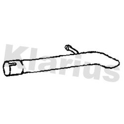Exhaust Pipe KLARIUS FE1133A OE Ref CV615255EA
