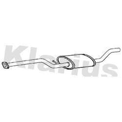Centre Muffler KLARIUS FE1140M OE Ref 1847166