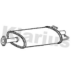 Rear Muffler KLARIUS FE1152W OE Ref 1379614