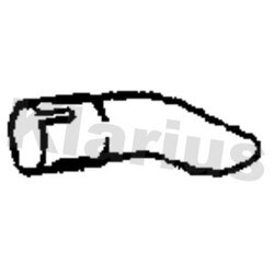Exhaust Pipe KLARIUS FE1153V OE Ref 1379609