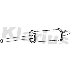 Centre Muffler KLARIUS FE1164D OE Ref 1934262
