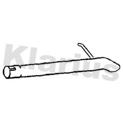 Exhaust Pipe KLARIUS FE1169W OE Ref 1749615