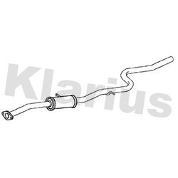 Centre Muffler KLARIUS FE1177J OE Ref 2363751
