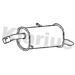 Rear Muffler KLARIUS FE1178H OE Ref 1879623