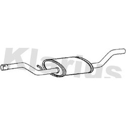 Centre Muffler KLARIUS FE1179G OE Ref 1872072