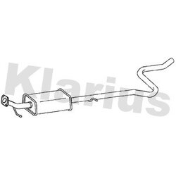 Centre Muffler KLARIUS FE1180E OE Ref 1891359