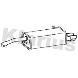 Rear Muffler KLARIUS FE1181D OE Ref 2196018