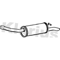 Rear Muffler KLARIUS FE120H OE Ref 5024537
