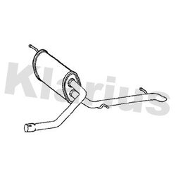 Rear Muffler KLARIUS FE1210K OE Ref 1894468