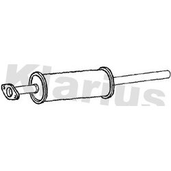 Front Muffler KLARIUS FE1218A OE Ref 1880510