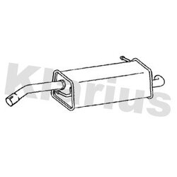 Rear Muffler KLARIUS FE1229H OE Ref 1898832