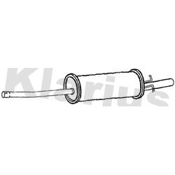 Rear Muffler KLARIUS FE1335C OE Ref 2016812