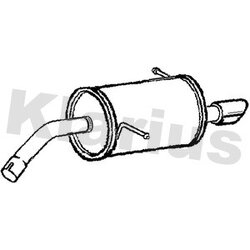 Rear Muffler KLARIUS FE1361M OE Ref 2188977
