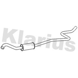 Centre Muffler KLARIUS FE1421B OE Ref 2180743