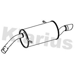 Rear Muffler KLARIUS FE1422A OE Ref 2206044