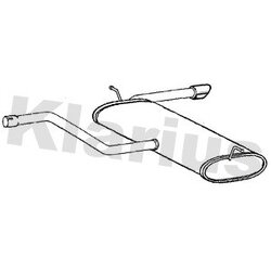 Rear Muffler KLARIUS FE1438B OE Ref 2239516