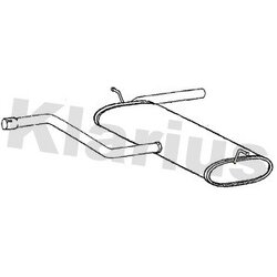Rear Muffler KLARIUS FE1440X OE Ref 2383620