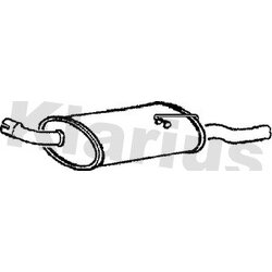 Rear Muffler KLARIUS FE218M OE Ref 8671010585