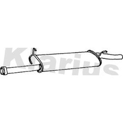 Centre Muffler KLARIUS FE266T OE Ref 6808682