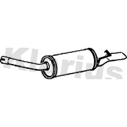 Rear Muffler KLARIUS FE335Q OE Ref 1020059