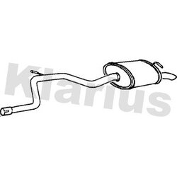 Rear Muffler KLARIUS FE341H OE Ref 1011114