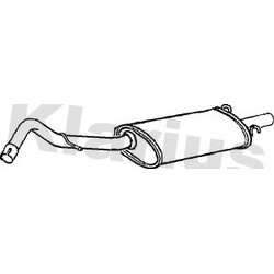 Rear Muffler KLARIUS FE360E OE Ref 6860467