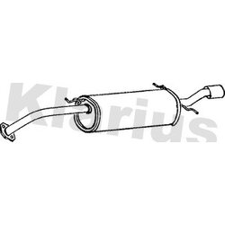 Rear Muffler KLARIUS FE470T OE Ref 3898015