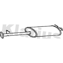 Centre Muffler KLARIUS FE537V OE Ref 7127237