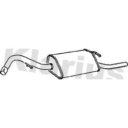 Rear Muffler KLARIUS FE563G OE Ref 7331761