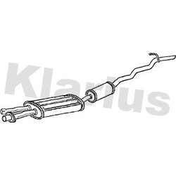 Rear Muffler KLARIUS FE662K OE Ref 3955369