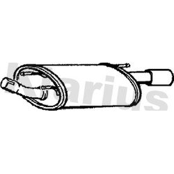 Rear Muffler KLARIUS FE686B OE Ref 1094450