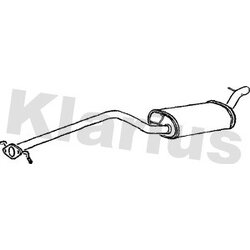 Centre Muffler KLARIUS FE704A OE Ref 1345042