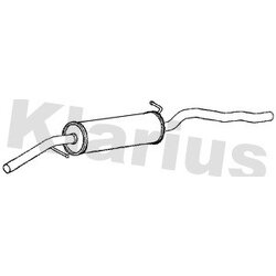 Centre Muffler KLARIUS FE715H OE Ref 1109795