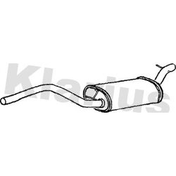 Centre Muffler KLARIUS FE780L OE Ref 1207515