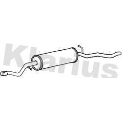 Centre Muffler KLARIUS FE906C OE Ref 7M3253409M