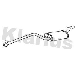 Centre Muffler KLARIUS FE927W OE Ref 1368317