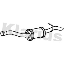 Rear Muffler KLARIUS FE931P OE Ref 1253559