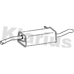 Rear Muffler KLARIUS FE949M OE Ref 1230563
