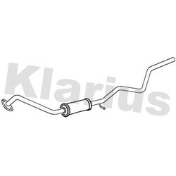 Centre Muffler KLARIUS FE996V OE Ref 1557508
