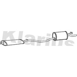 Rear Muffler KLARIUS FT503X OE Ref 46454339