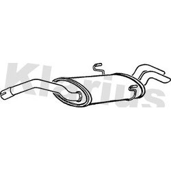 Rear Muffler KLARIUS FT562K OE Ref 1726J6
