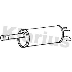 Rear Muffler KLARIUS FT744T OE Ref 8671014704