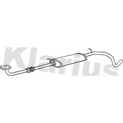 Centre Muffler KLARIUS FT767J OE Ref 46822192