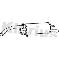 Rear Muffler KLARIUS FT768H OE Ref 46805969