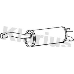 Rear Muffler KLARIUS FT847Q OE Ref 55197822