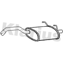 Rear Muffler KLARIUS FT856D OE Ref 1693701