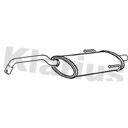 Rear Muffler KLARIUS FT905G OE Ref 51878341