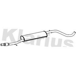 Centre Muffler KLARIUS FT917M OE Ref 51958467