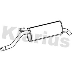 Rear Muffler KLARIUS FT923E OE Ref 51788835